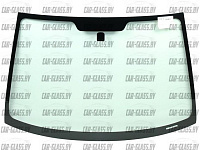 Лобовое стекло Toyota Yaris I хэтчбек/седан (серая солнцезащитная полоса) 2003-2005